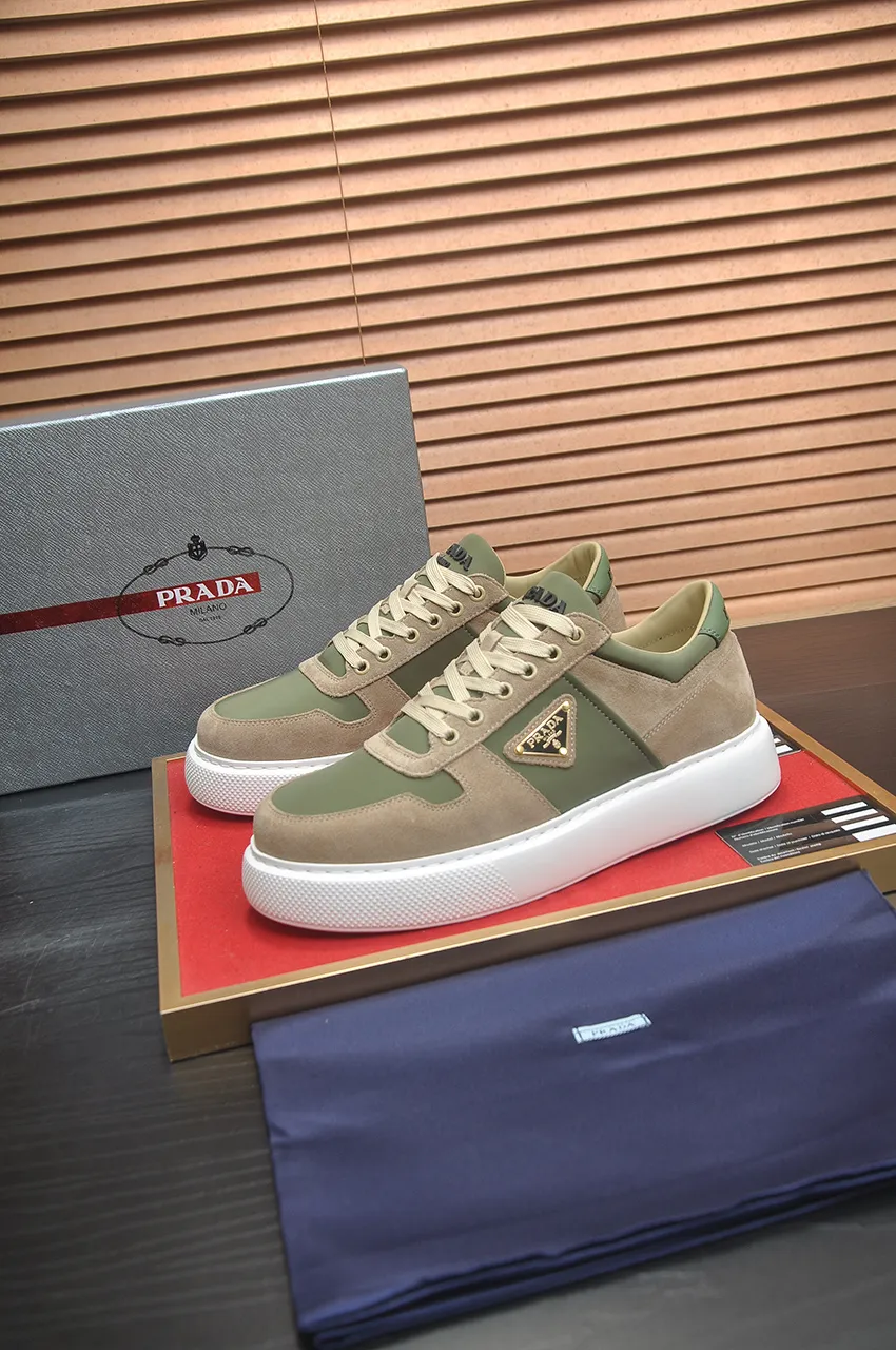 Men's shoes 💰580💶【PRADA】Top original, new season, high quality original goods, top imported calfskin with original imported glue, imported cowhide inside with original cowhide feet, original outsole! Quality guaranteed! Code 38-45 (45 customized)